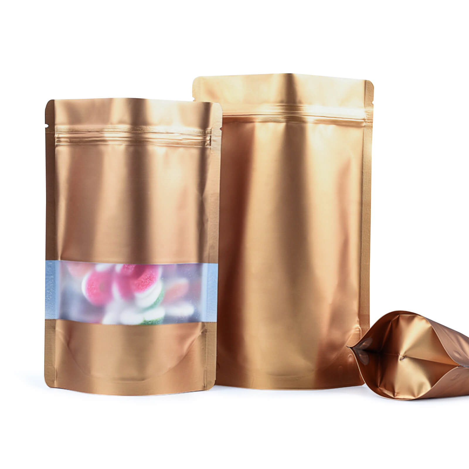 Resealable Storage Ziplock Bags, 100 Pcs - BCBMALL