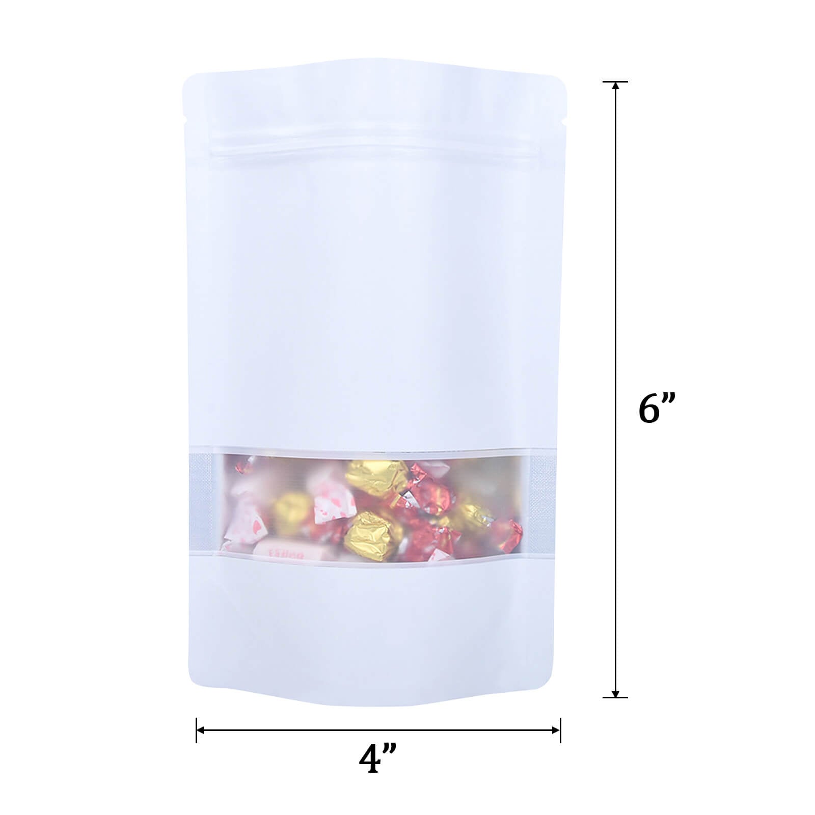 Resealable Storage Ziplock Bags, 100 Pcs - BCBMALL