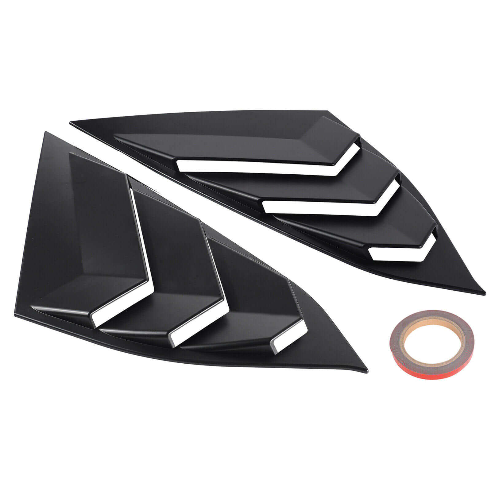 Package of Side Vent Rear Window Louver for 2018+ Honda Accord