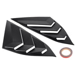 Package of Side Vent Rear Window Louver for 2018+ Honda Accord