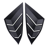 Glossy Black of Side Vent Rear Window Louver for 2018+ Honda Accord