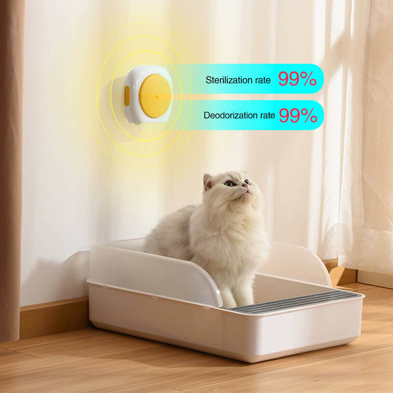 Using of Smart Pet Smell Eliminator USB Odor Remover