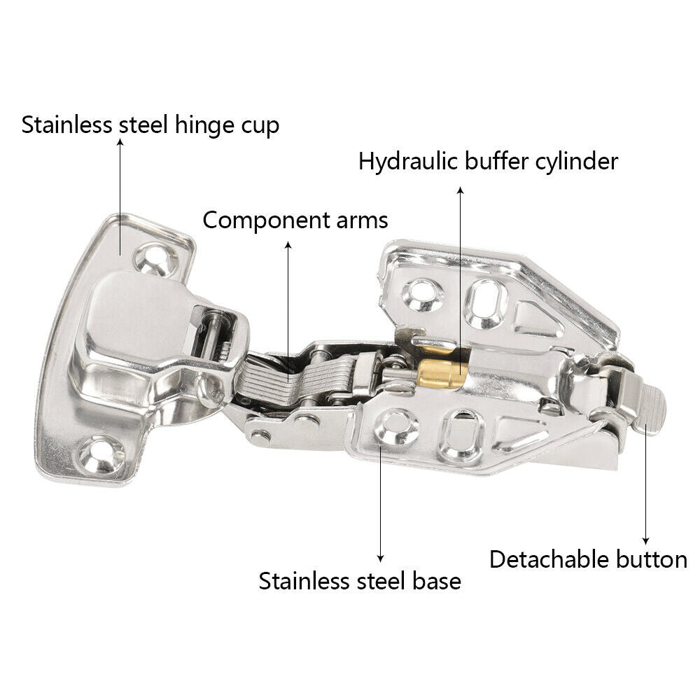 Face Frame Soft Close 1/2 Overlay Cabinet Door Hinges