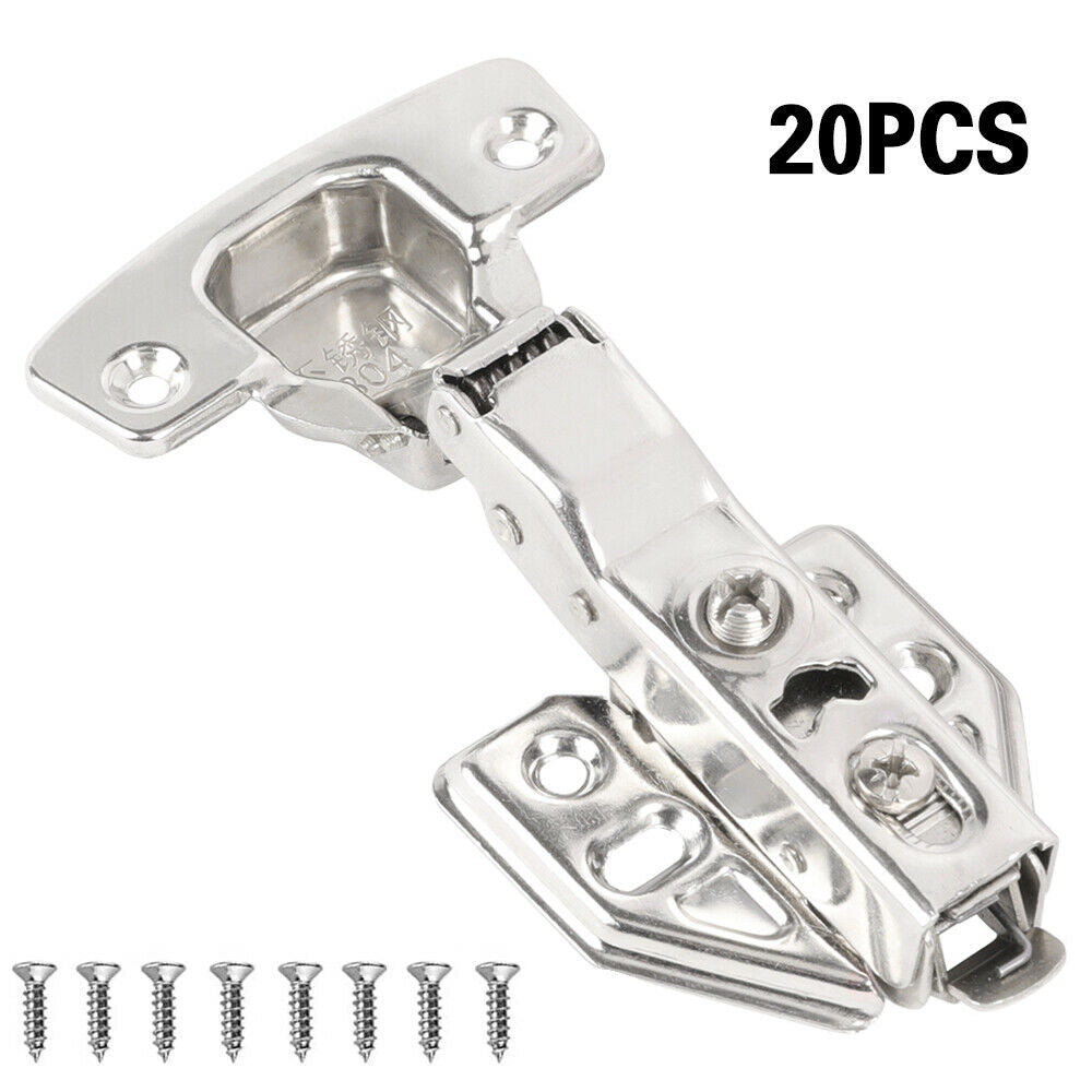 Face Frame Soft Close 1/2 Overlay Cabinet Door Hinges, 20x