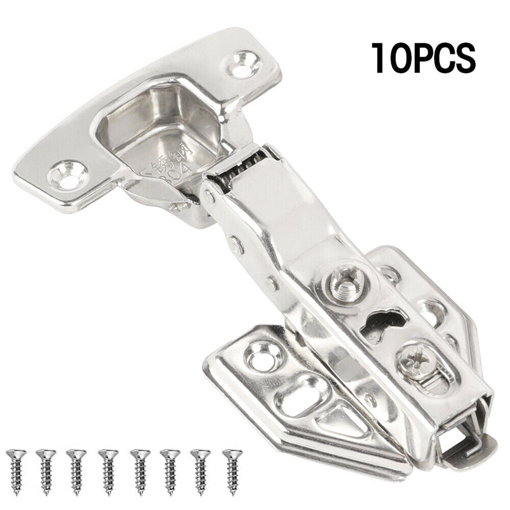 Face Frame Soft Close 1/2 Overlay Cabinet Door Hinges, 10x