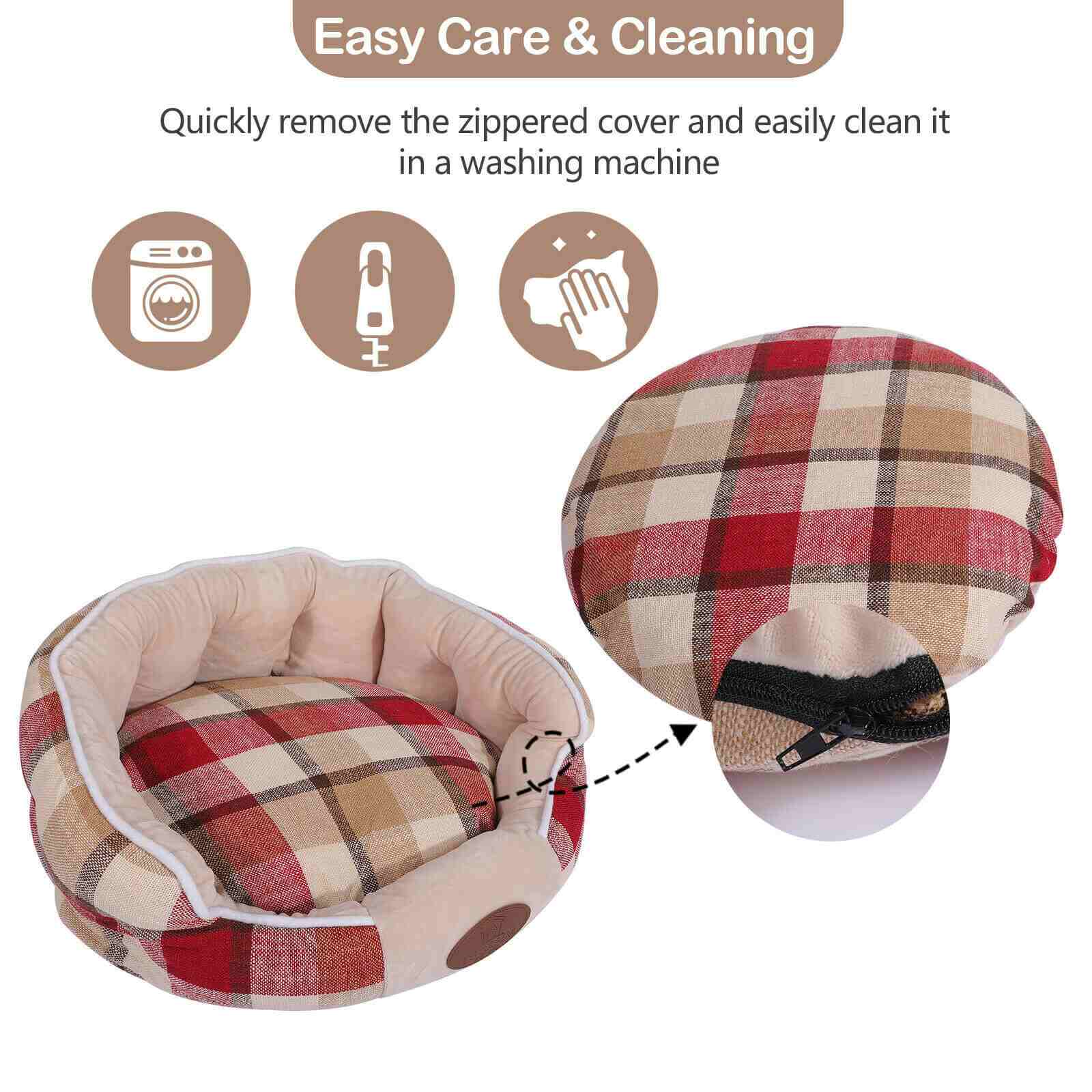 Design of Washable Soft Plush Pet Dog Cat Bed