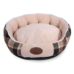 Brown Washable Soft Plush Pet Dog Cat Bed