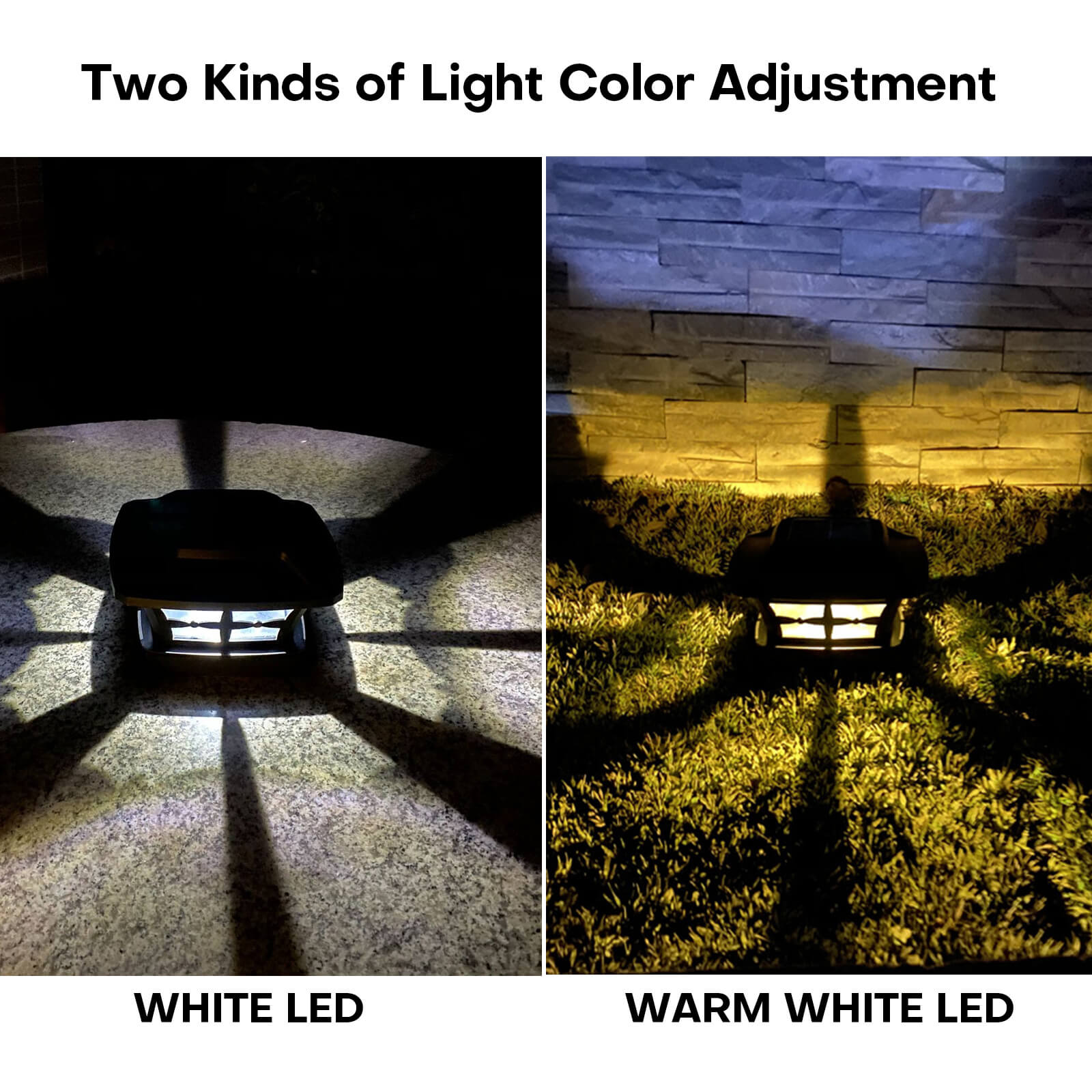 Solar Post Cap Lights, 4 Pcs - BCBMALL