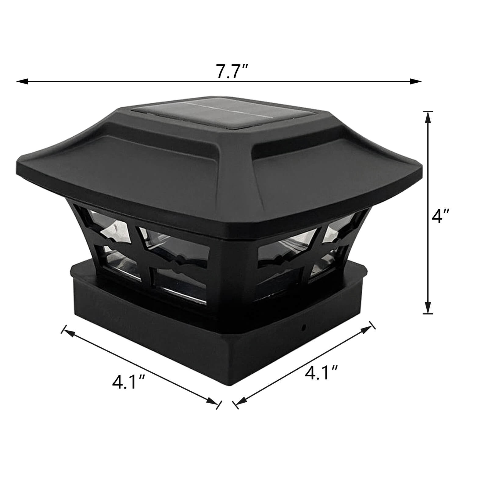 Solar Post Cap Lights, 4 Pcs - BCBMALL
