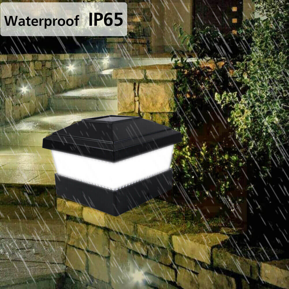 Solar Post Light, 4 Pcs - BCBMALL