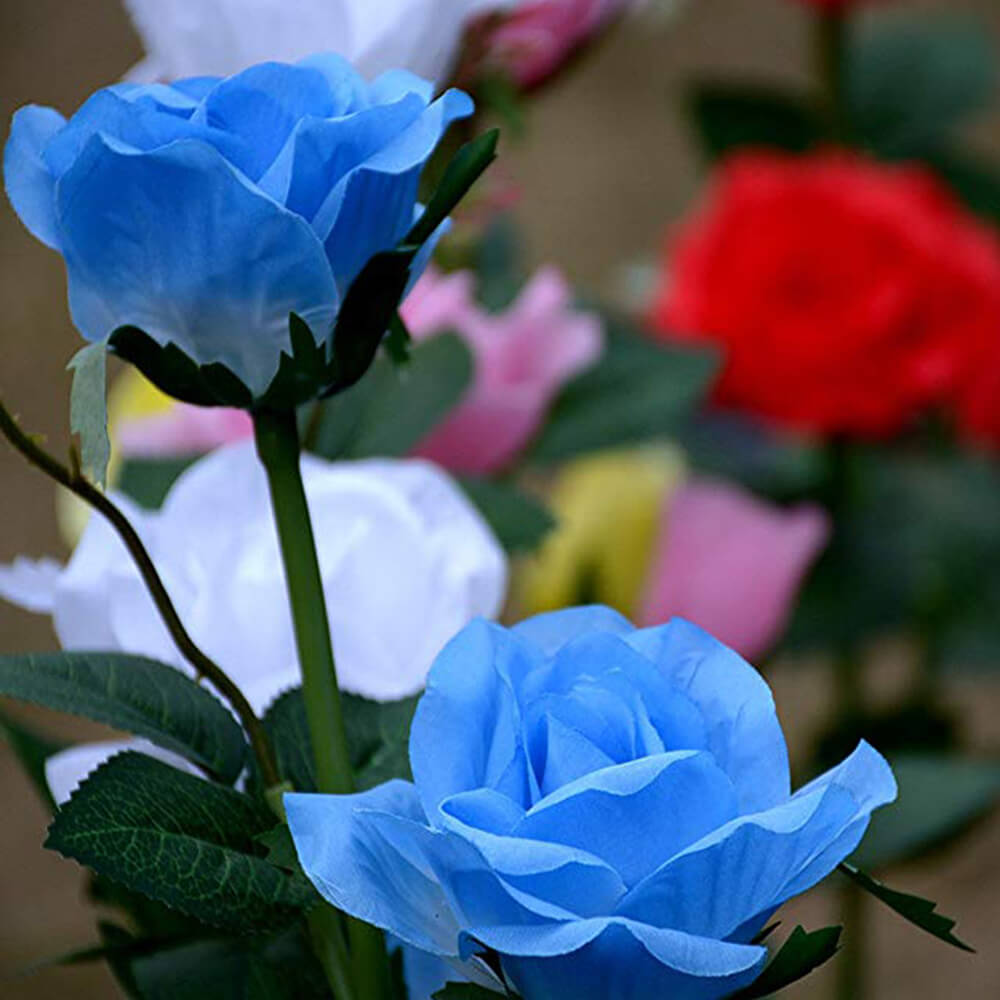 Solar Power Rose Flower LED Lights - BCBMALL