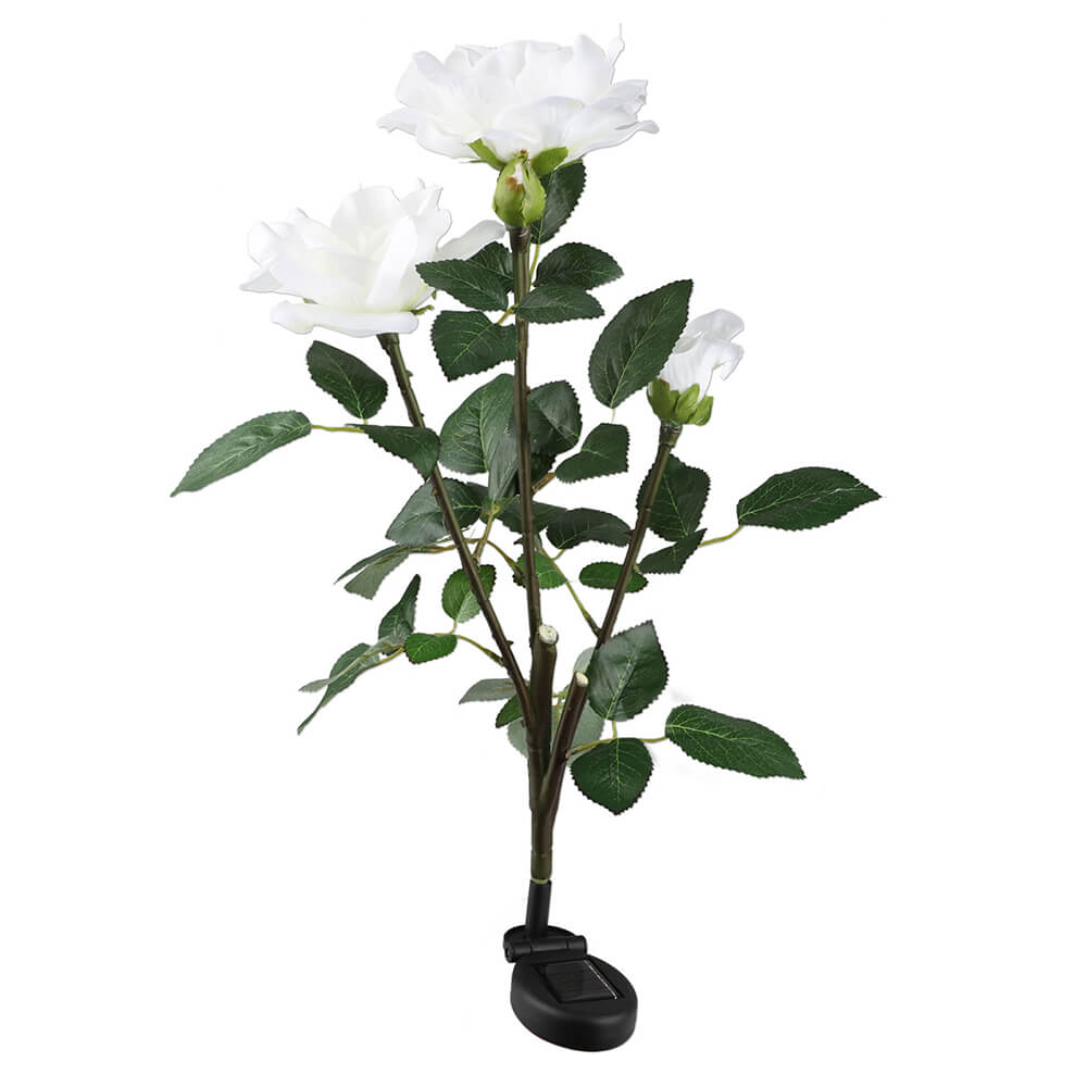 Solar Power Rose Flower LED Lights - BCBMALL