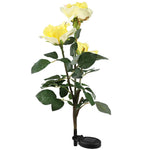 Solar Power Rose Flower LED Lights - BCBMALL