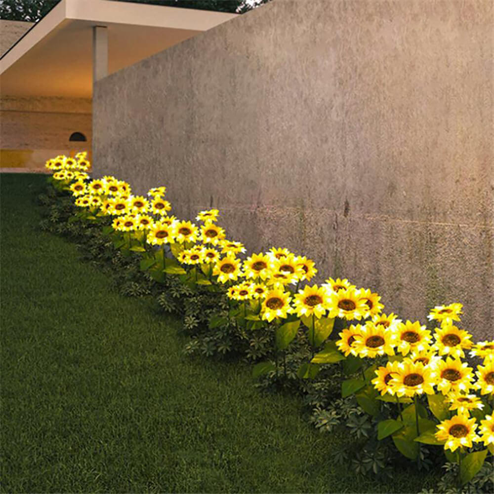 Solar Sunflower Light, 2Pcs - BCBMALL