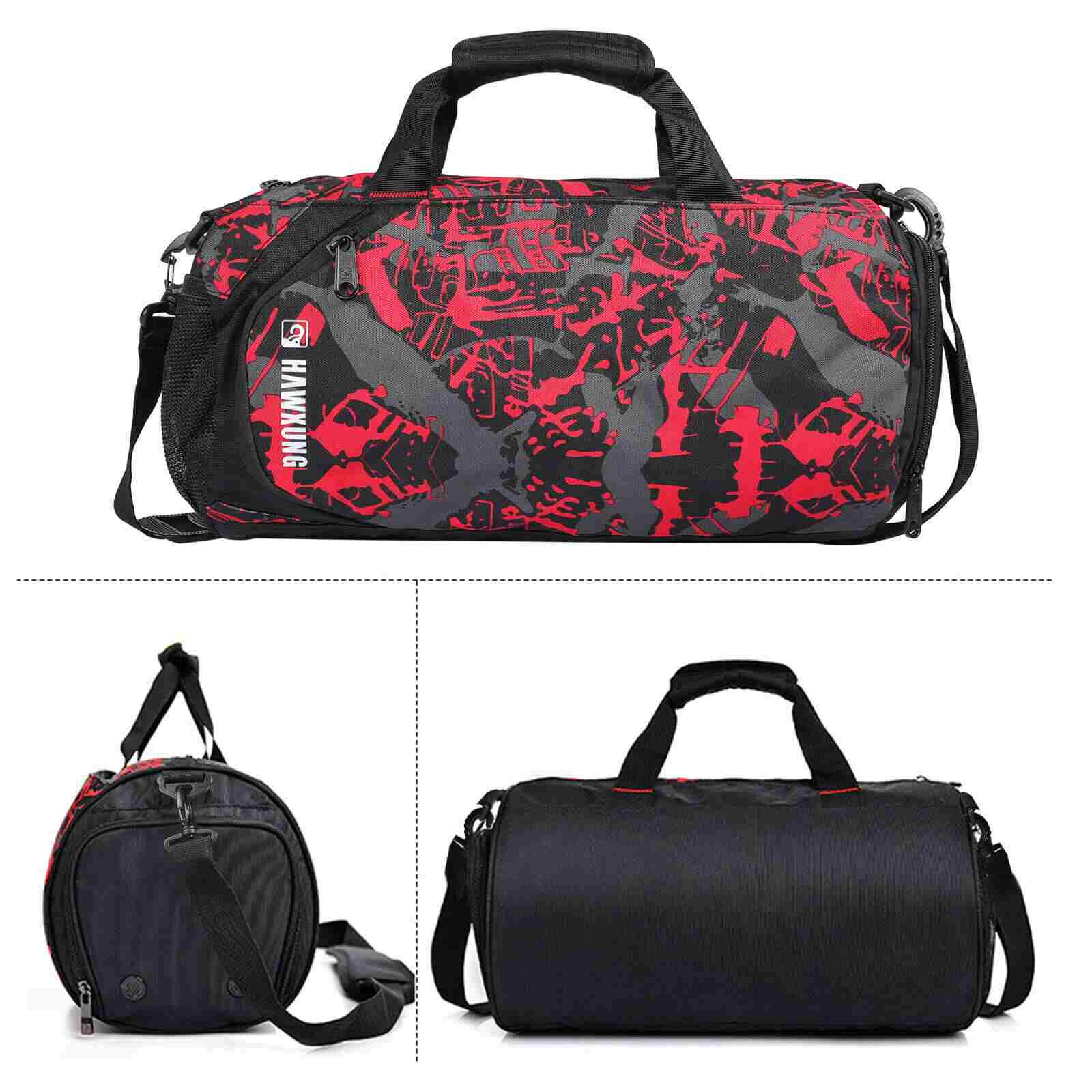 Display of Sports Gym Bag w/ Wet Pocket