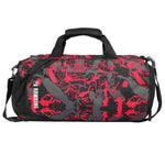 Red of Sports Gym Bag w/ Wet Pocket