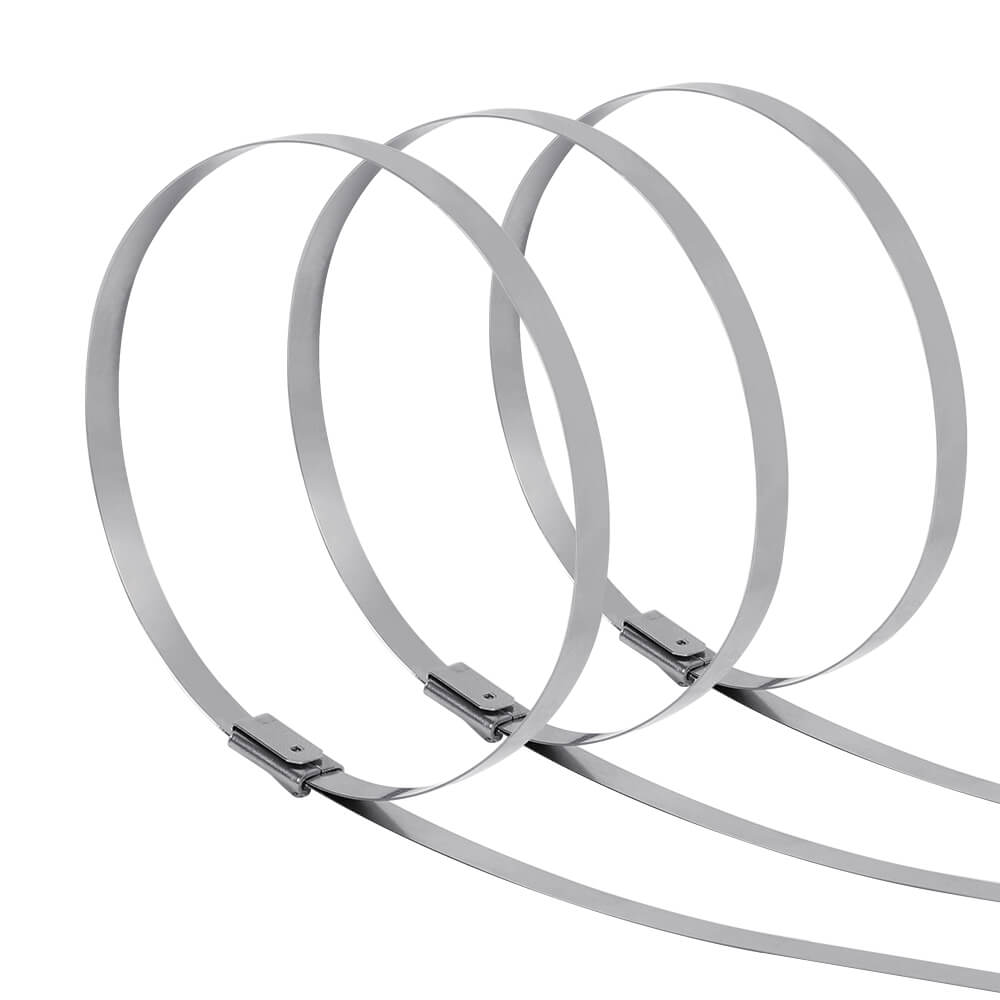 Stainless Steel Zip Ties, 100Pcs - BCBMALL