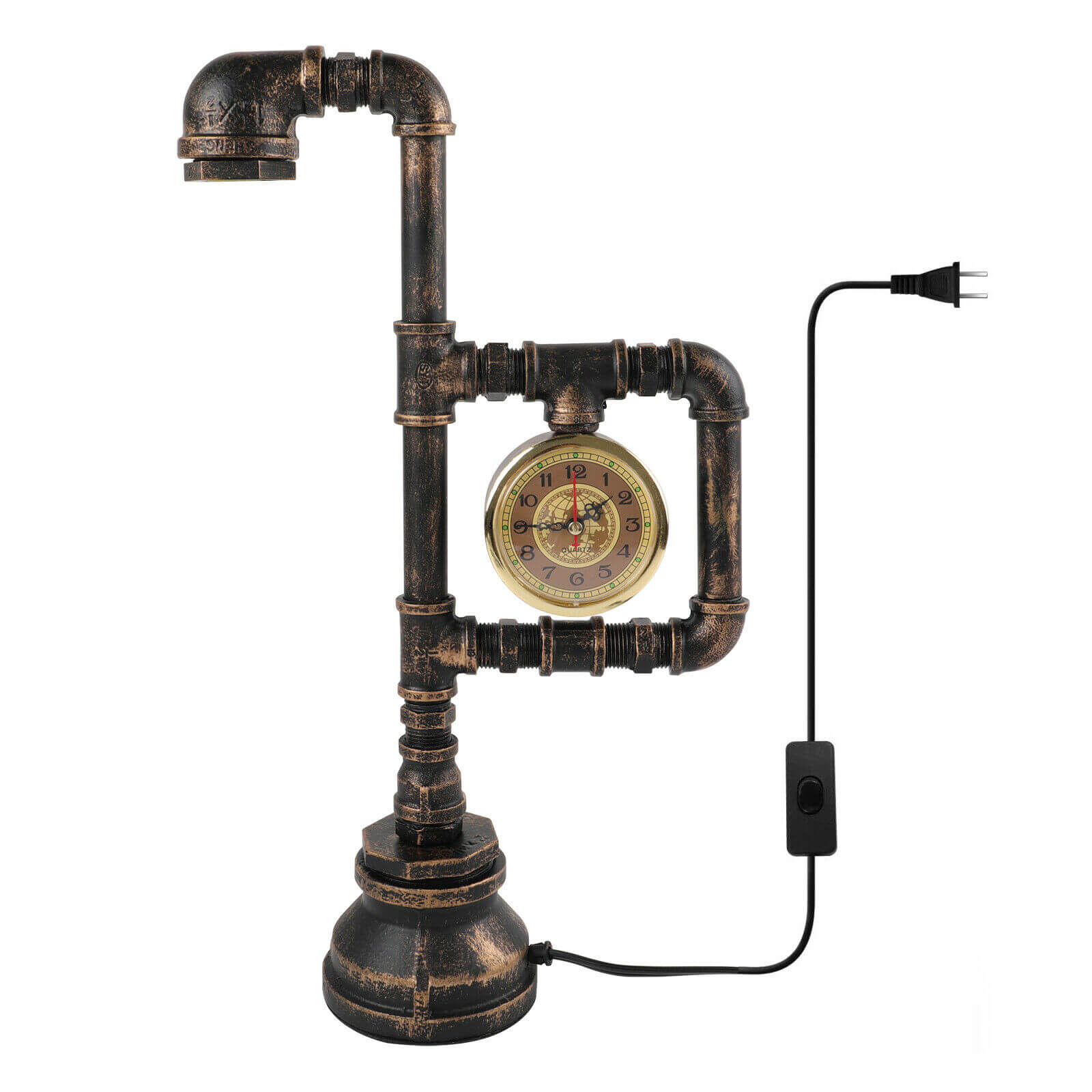 Steampunk Industrial Table Lamp display