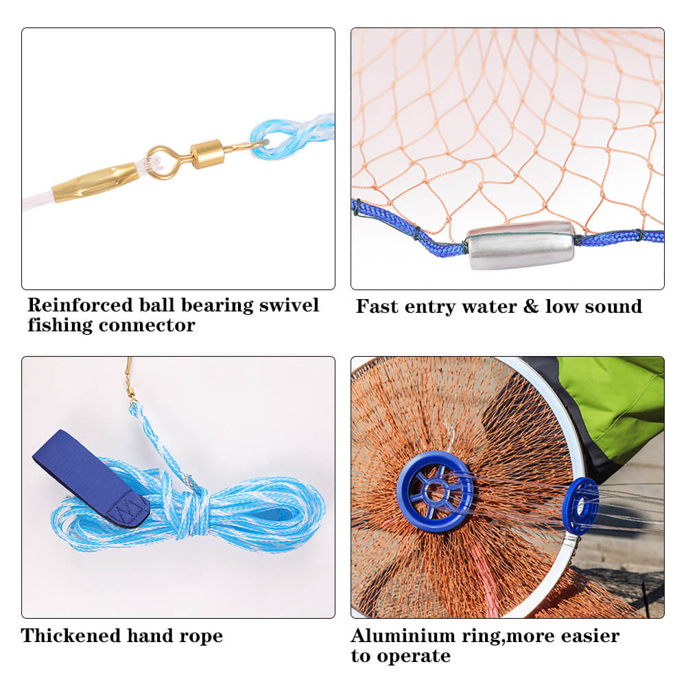 Strong Hand Cast Fishing Net - BCBMALL