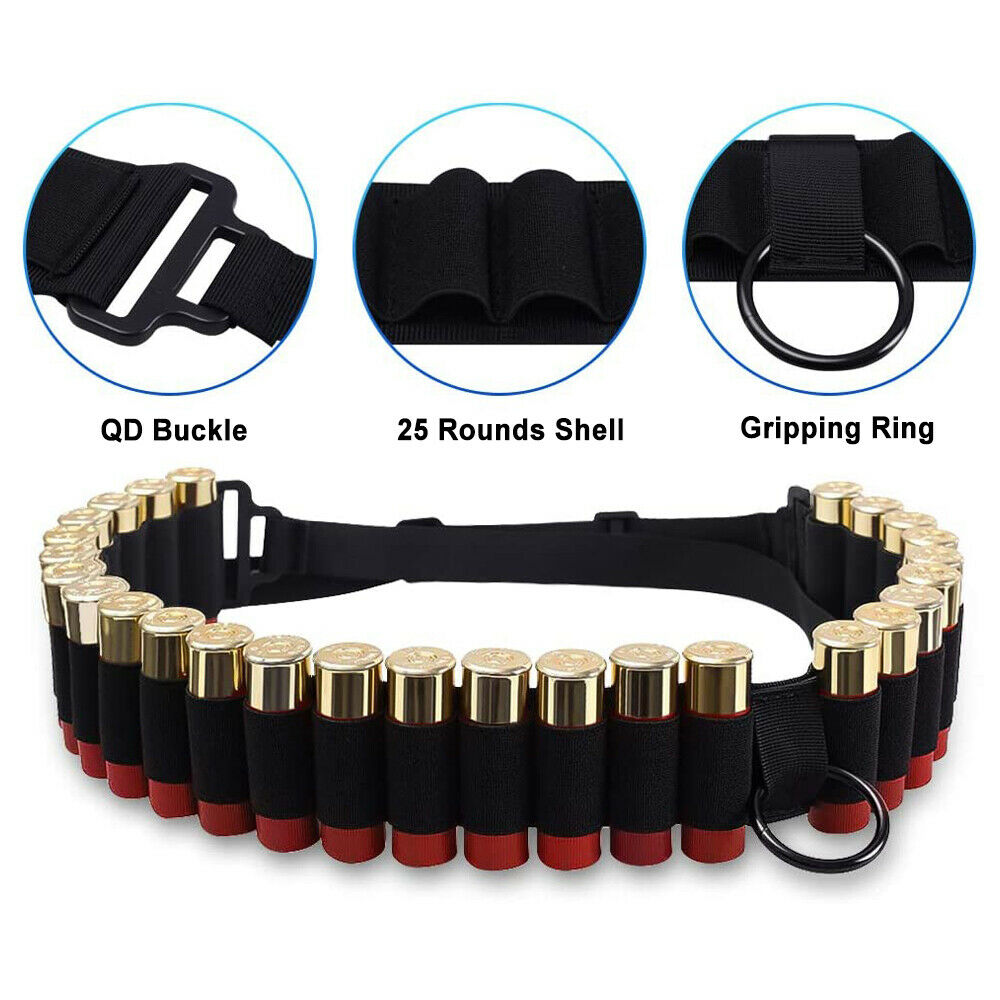 Tactical 25 Shell Rifle Shotgun Sling features