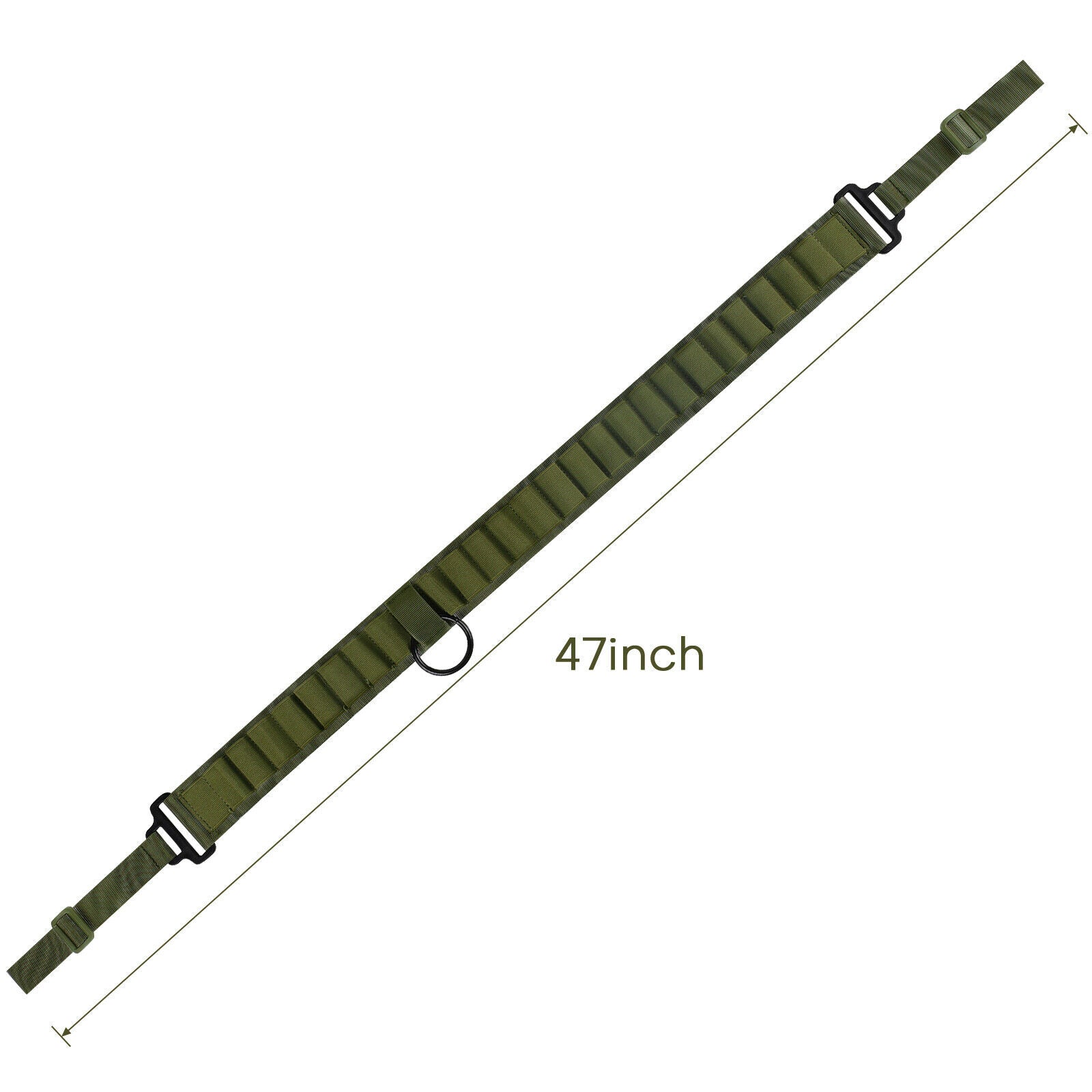 Tactical 25 Shell Rifle Shotgun Sling green
