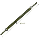 Tactical 25 Shell Rifle Shotgun Sling green