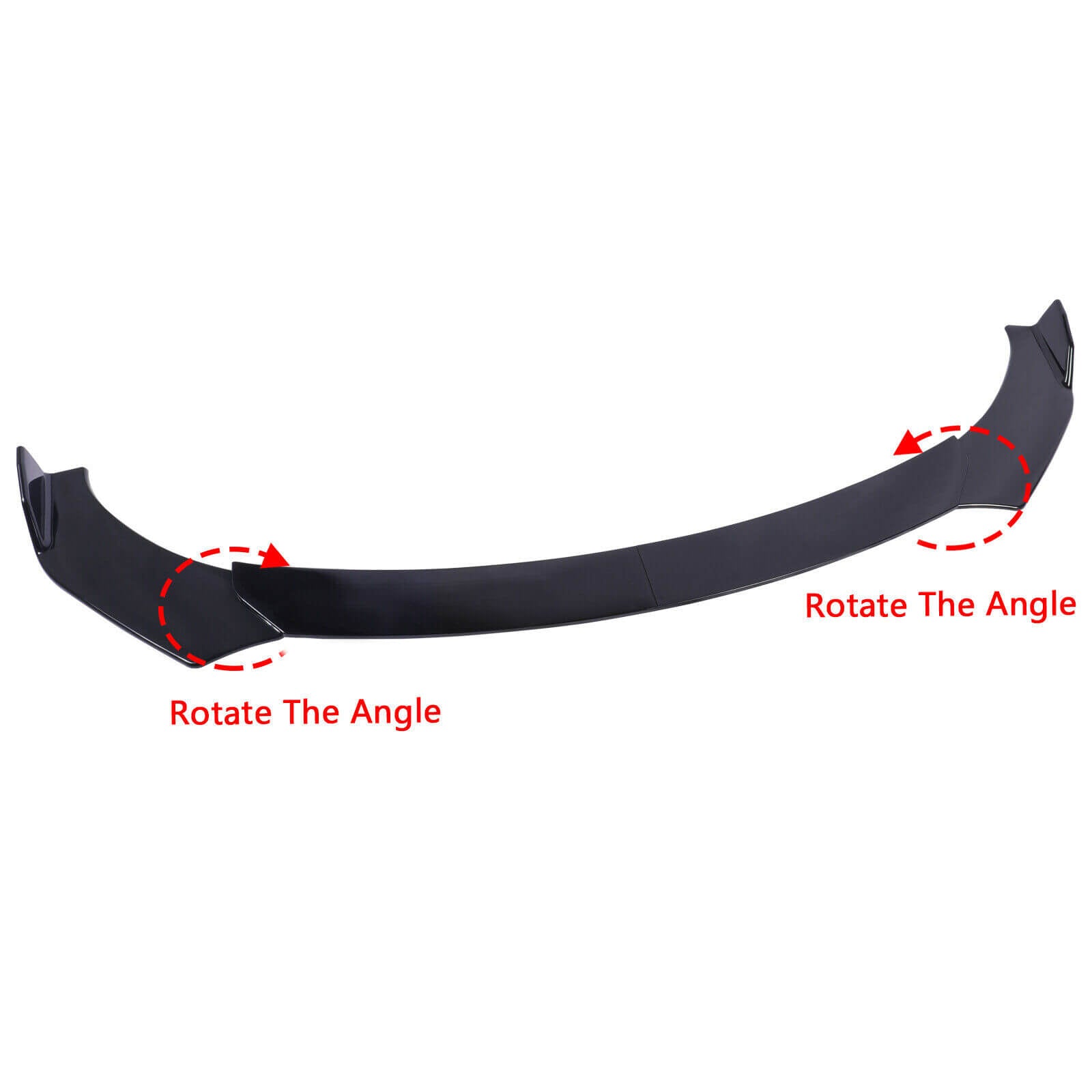 Design of Universal Car Front Bumper Lip Body Kit Spoiler, 4Pcs