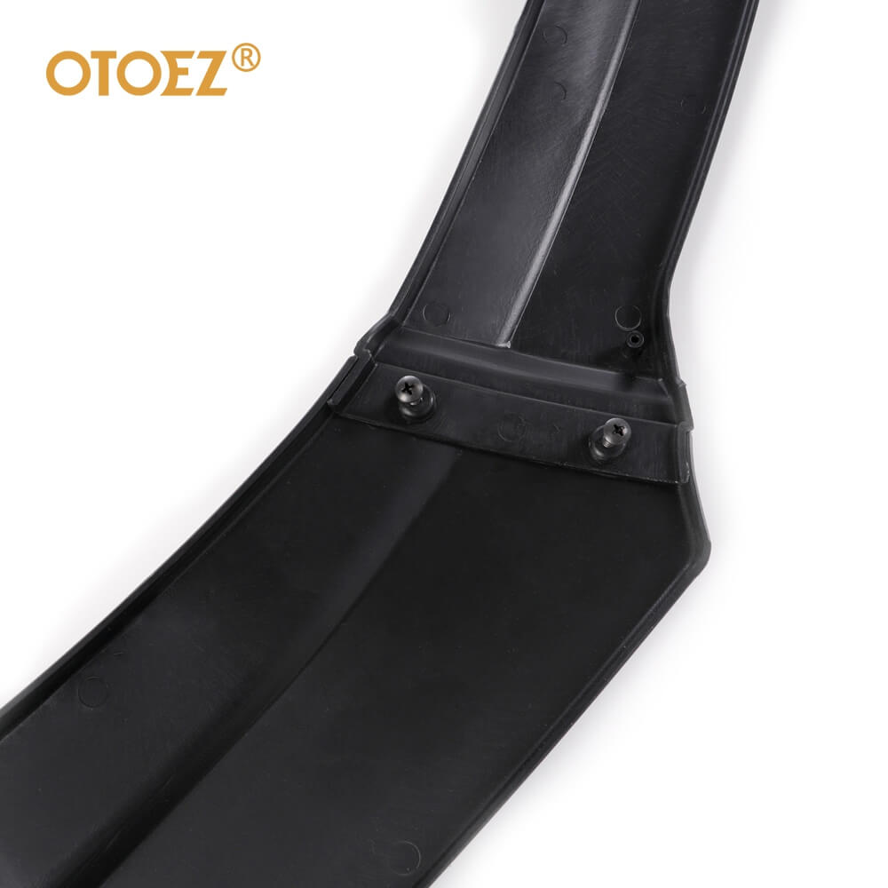 Matte Black of Universal Car Front Bumper Lip Spoiler Splitter