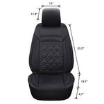 Seat Size of Universal Full Surrounded Leather Car Seat Covers