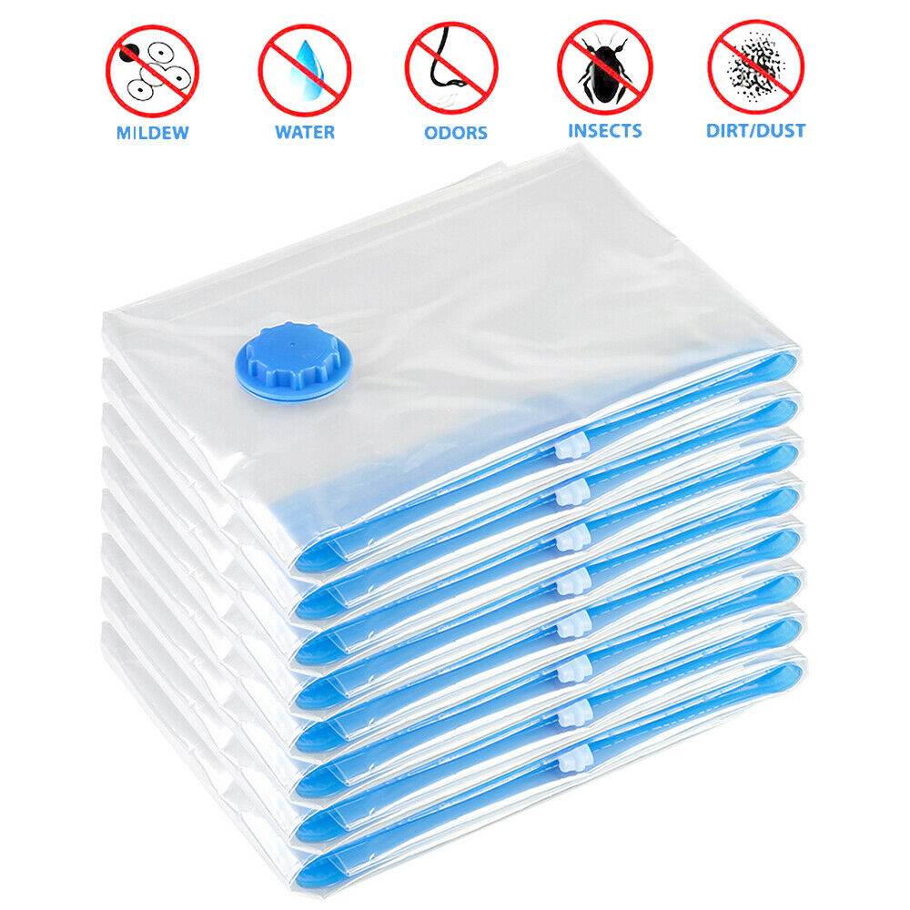 Feature of 1/5/10 Pack Vacuum Storage Bags Space Saver Triple Seal