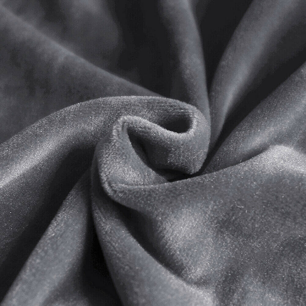 Purple Velvet Dining Chair Spandex Slipcovers