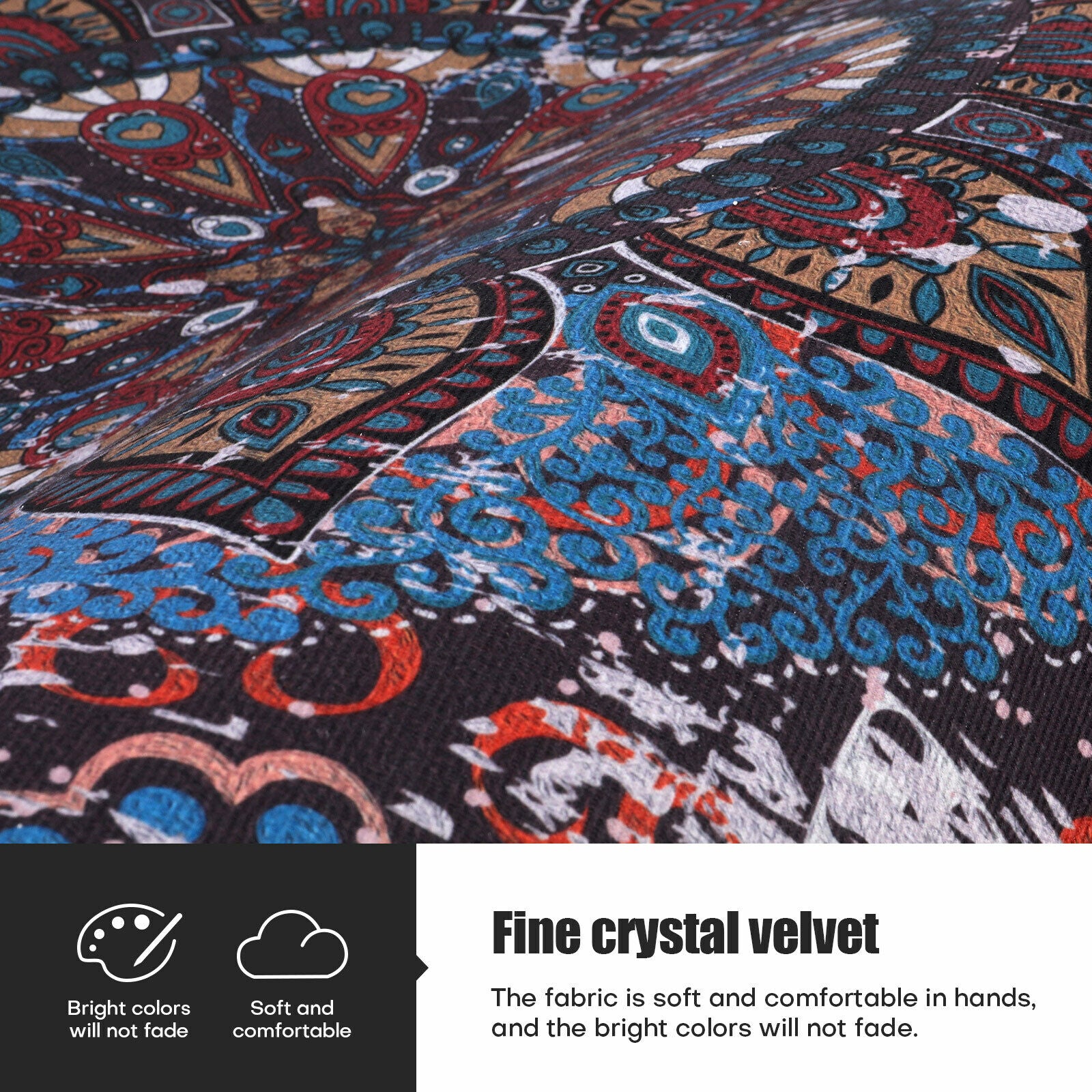 Vintage Boho Area Rugs mat feature