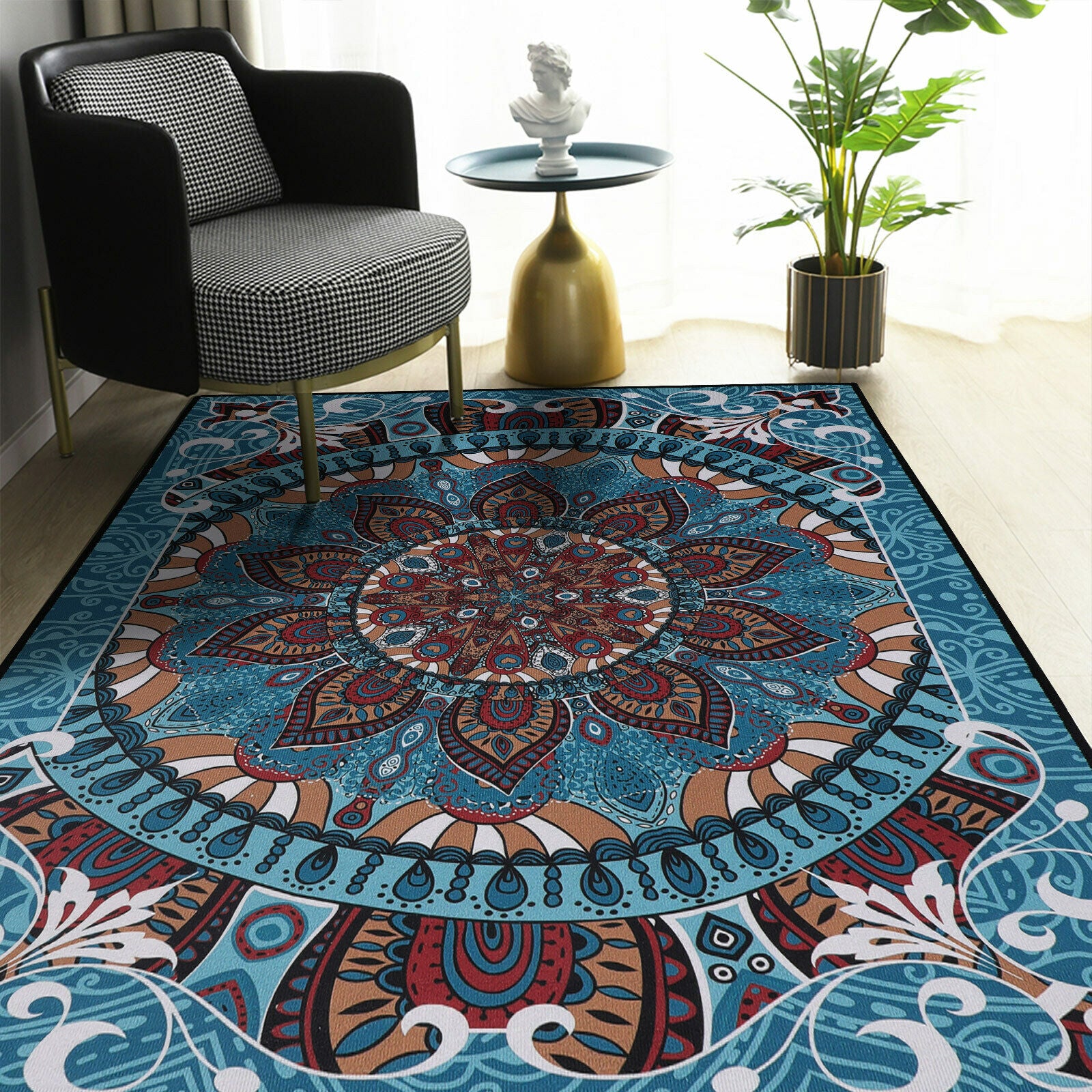 Vintage Boho Area Rugs display