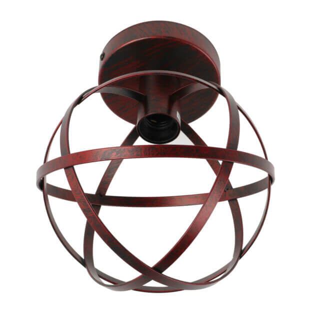Vintage Ceiling Light red