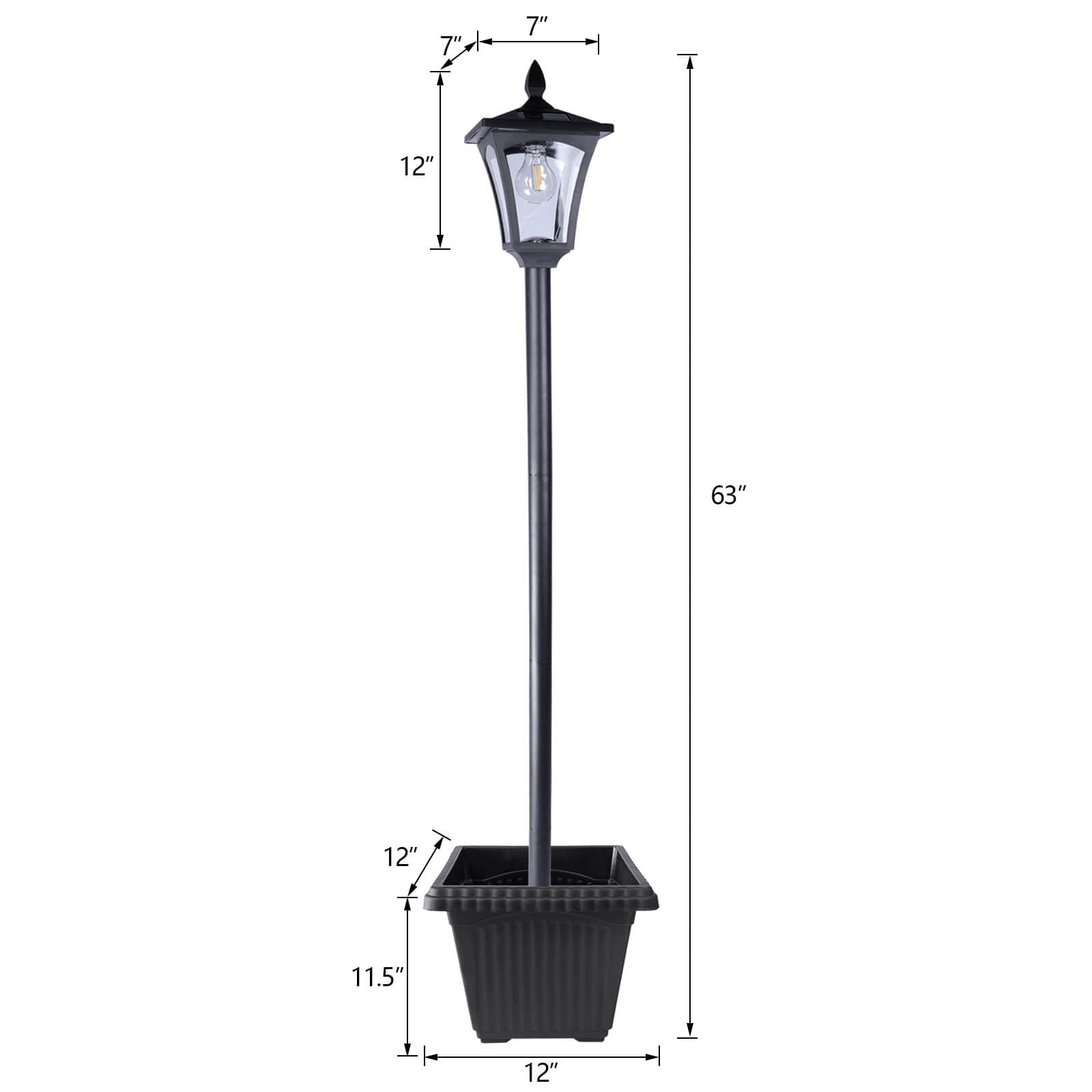 Vintage Solar Lamp - BCBMALL