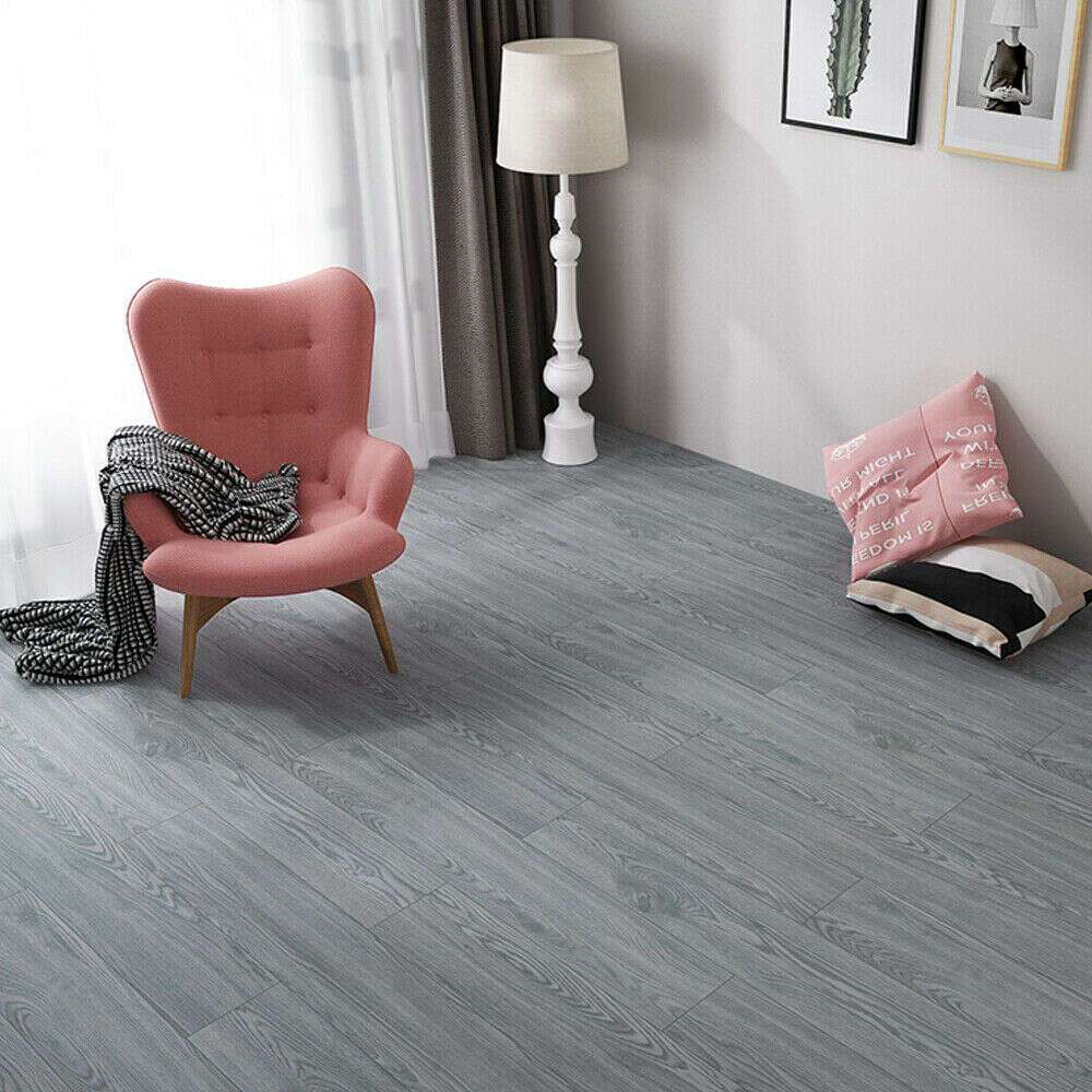 Display of Durable Vinyl Plank Flooring Self Adhesive Peel Stick