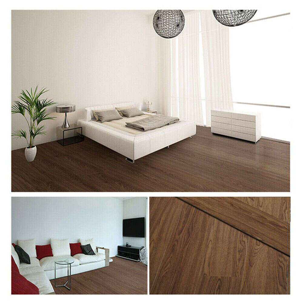 Display of 36Pcs 54 sq.ft Vinyl Plank Flooring Self Adhesive Peel Stick