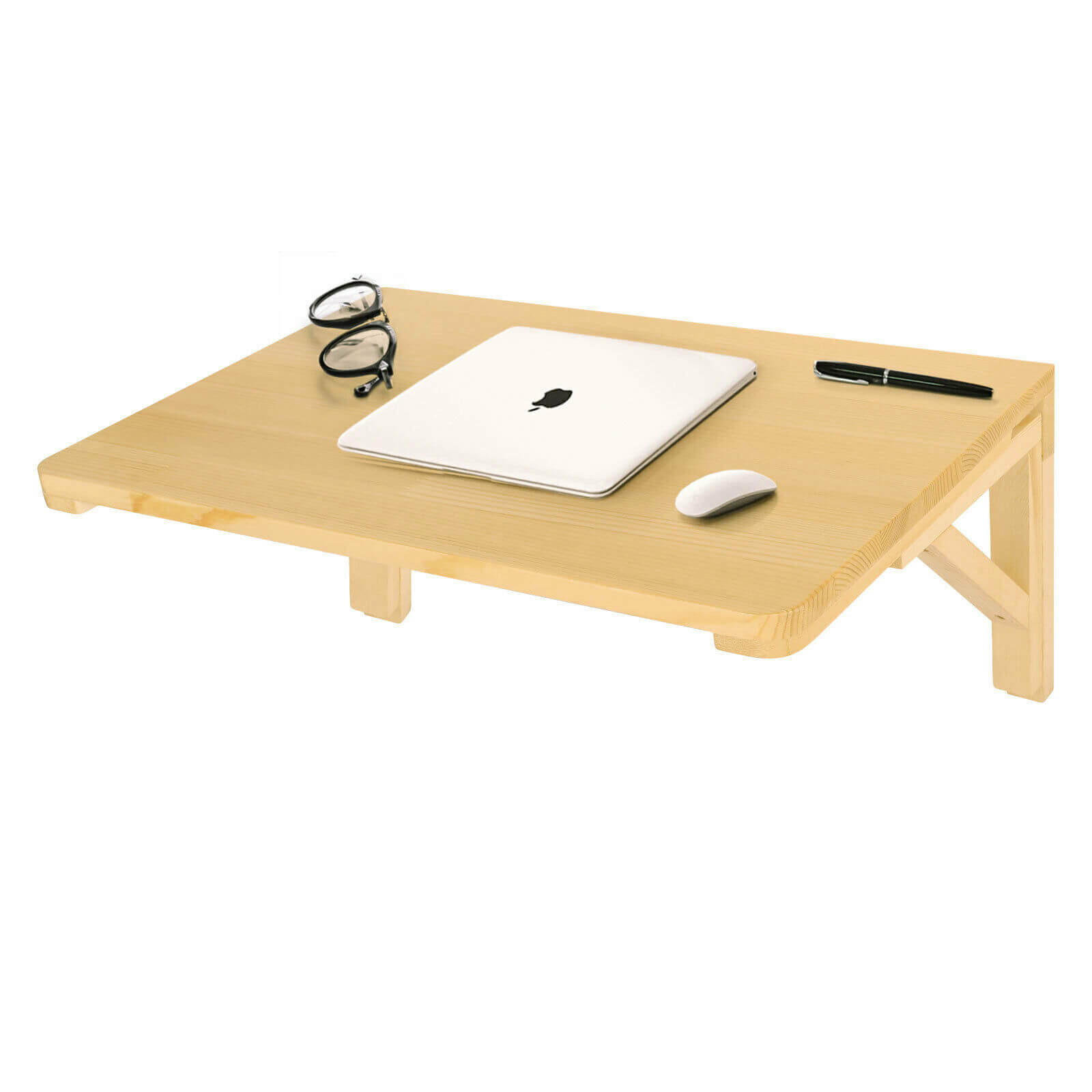 Showing of Wall Mounted Floating Wood Table Computer Desk