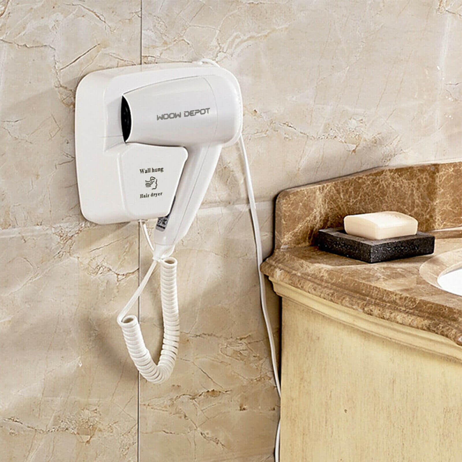 Wall Mounted Hairdryer dispaly