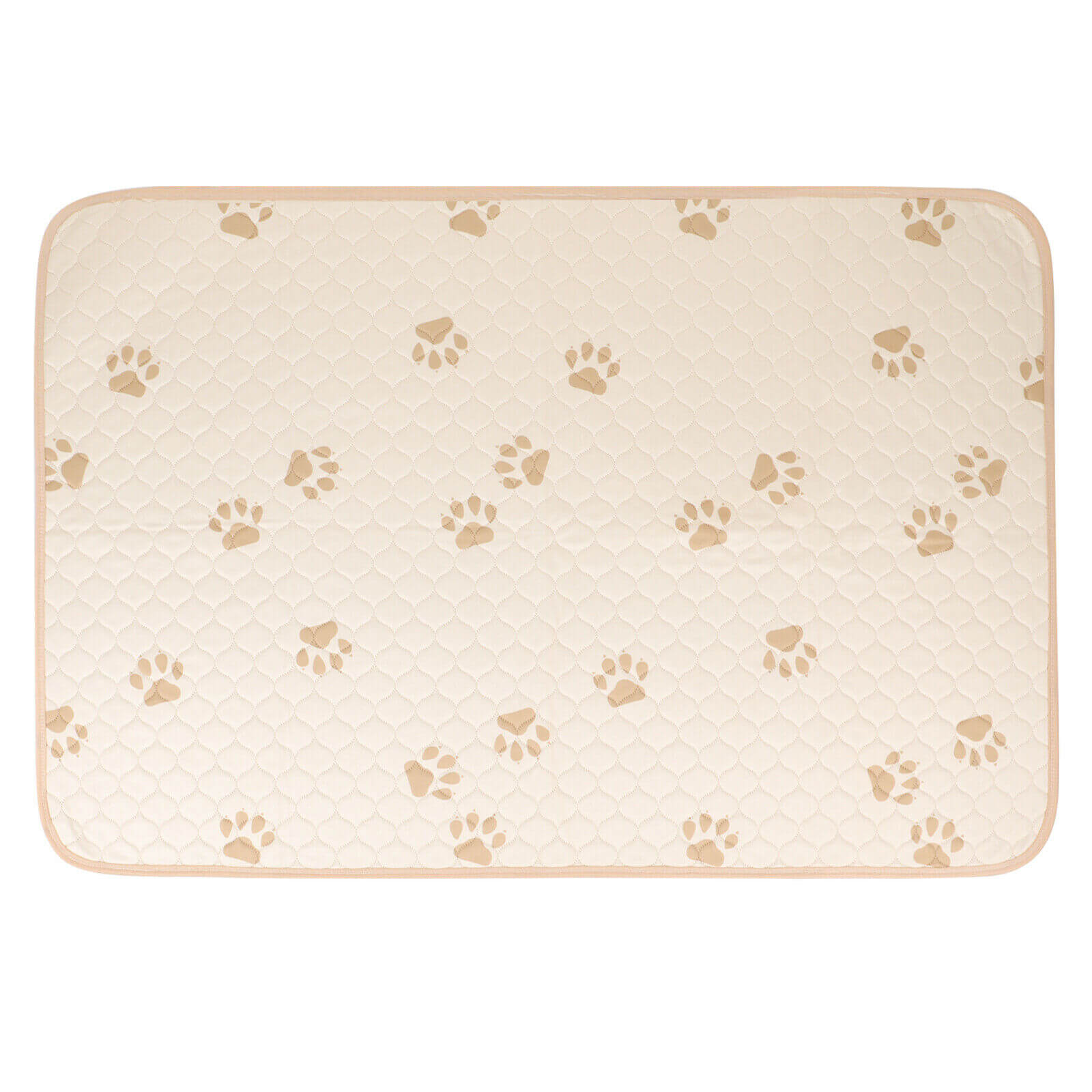 beige Washable Dog Pee Pad