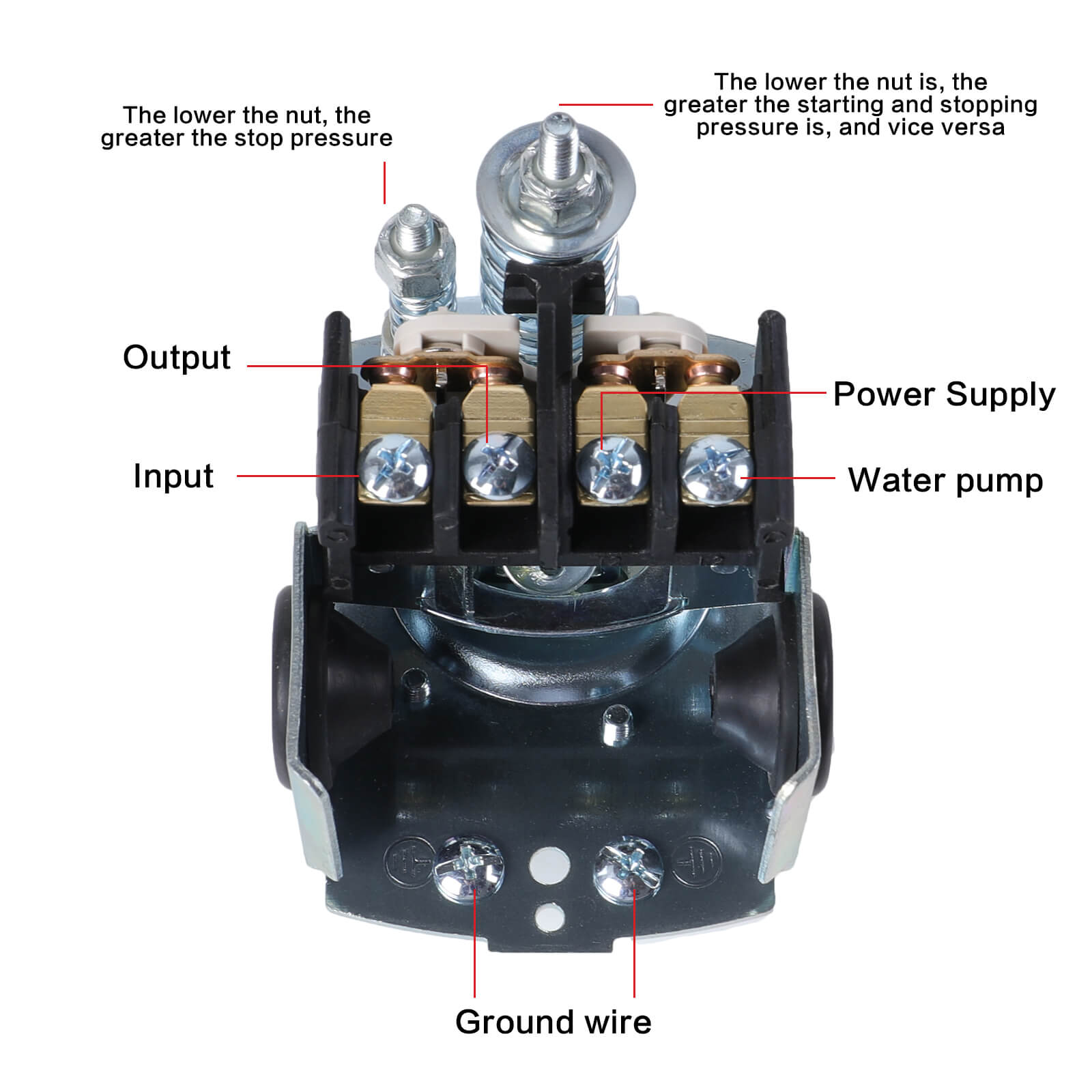 Water Pump Pressure Control Switch - BCBMALL