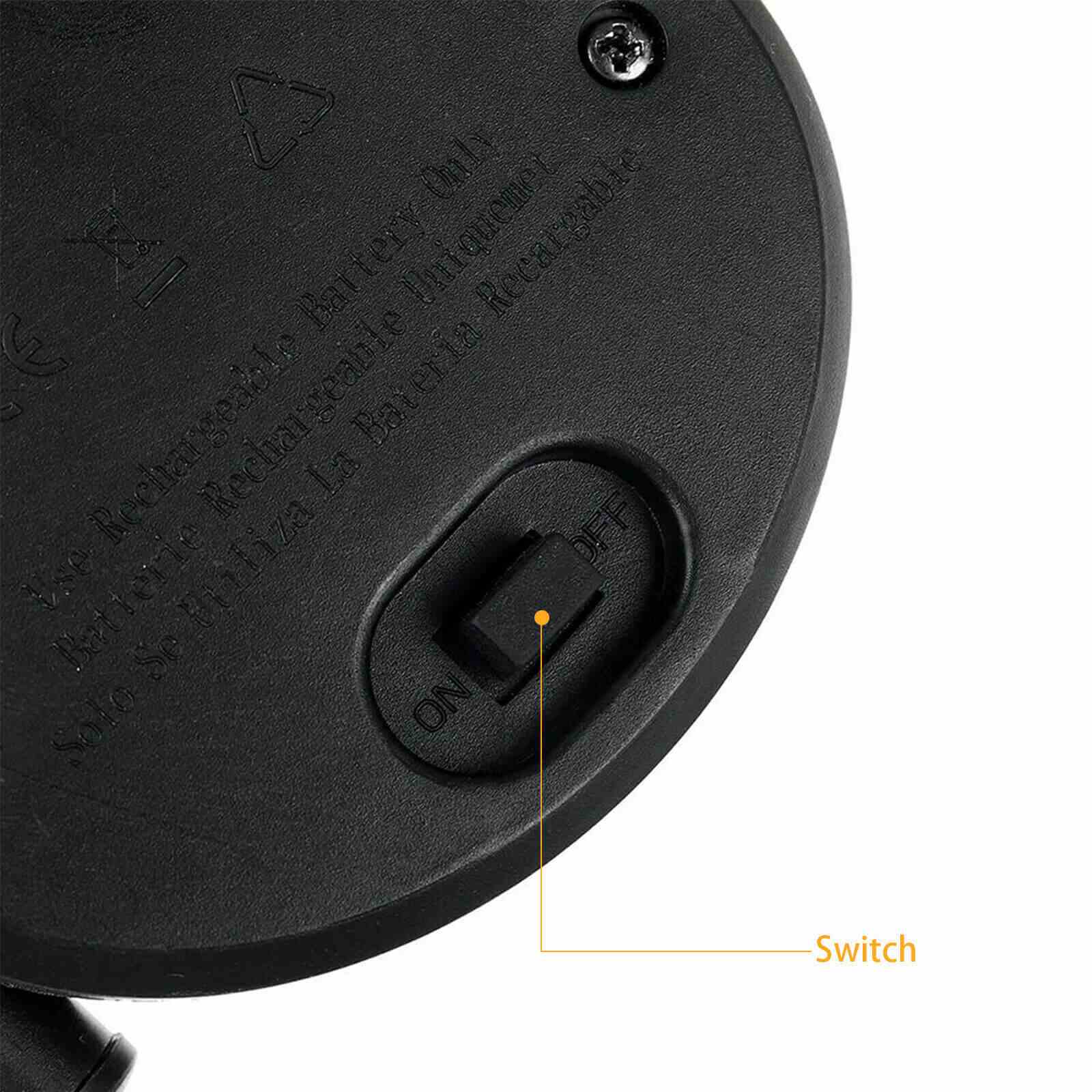 switch of Waterproof LED Solar Sunflower Lights