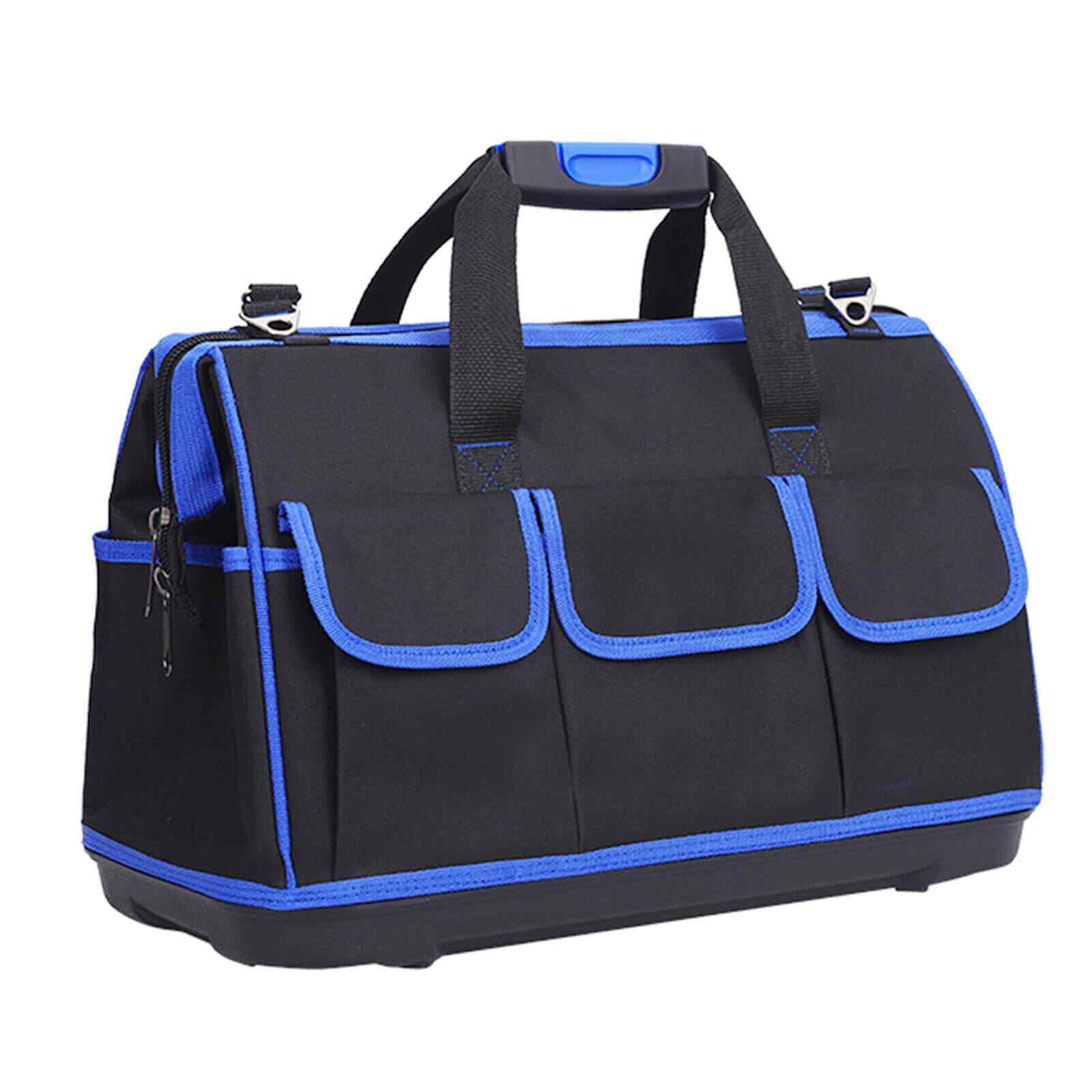 Display of Waterproof Plastic Base Tool Bag Oxford Tote