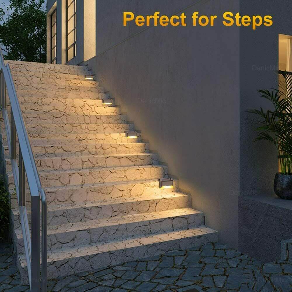 steps Solar Deck LED Light