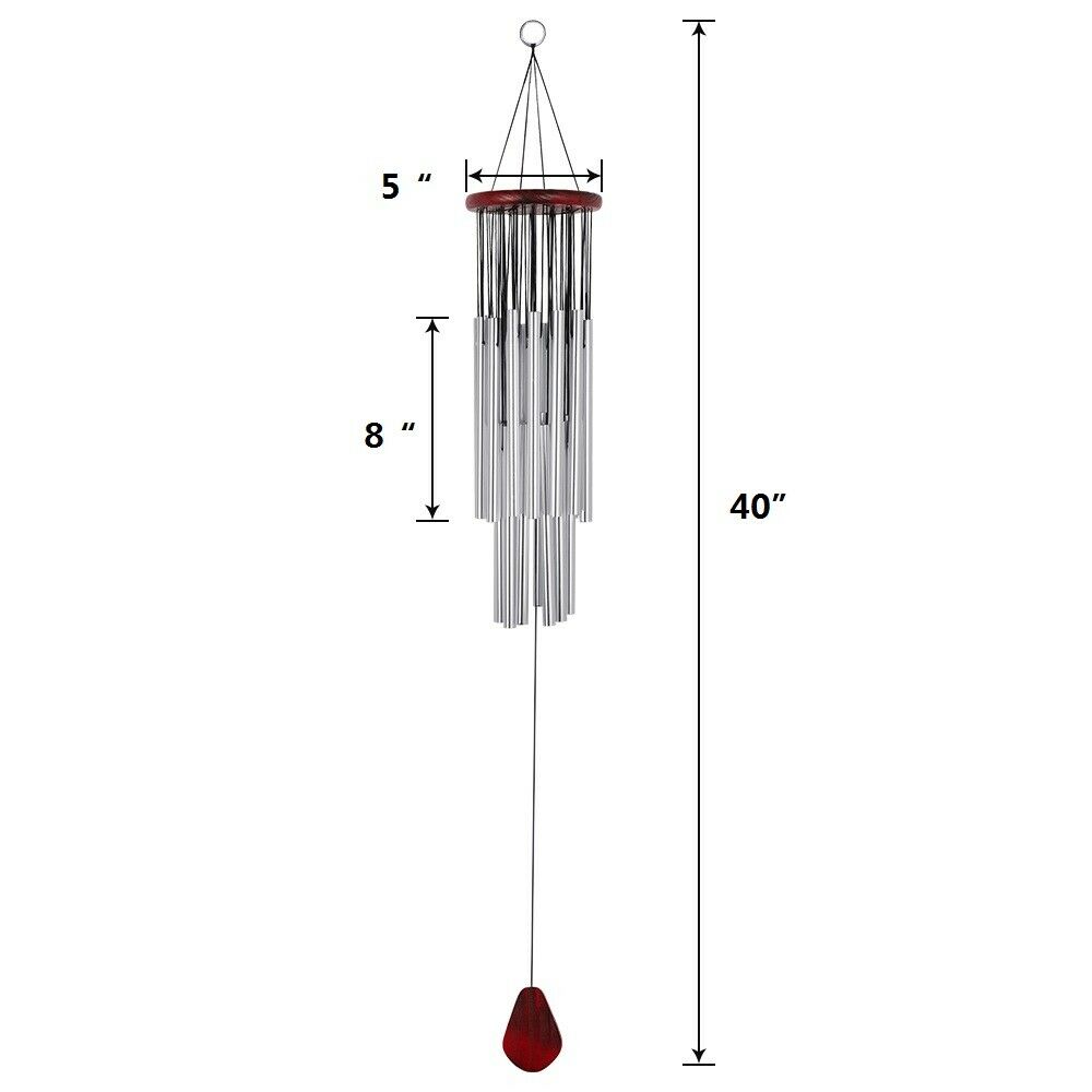 40" Windchime Chapel Bells Wind Chimes