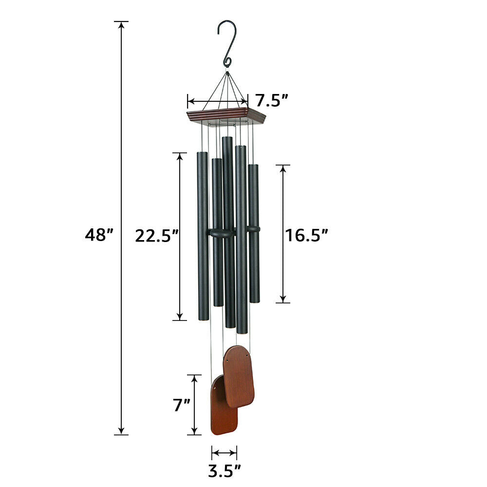 48" Windchime Chapel Bells Wind Chimes