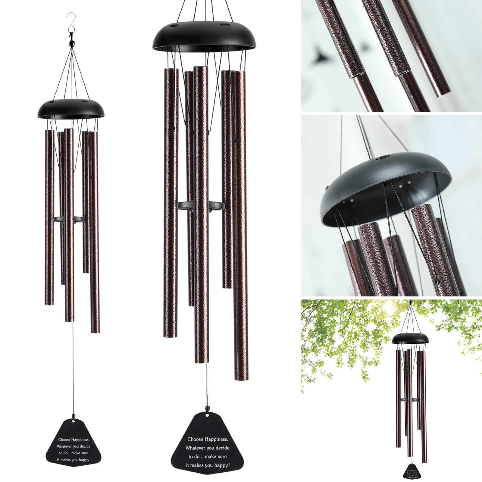 Detail of Windchime Chapel Bells Wind Chimes