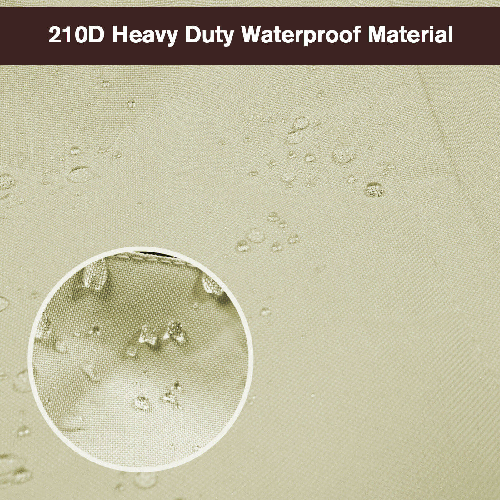 Windproof Seat Cover 210D material