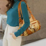 Women Leather Shoulder Hobo Bag