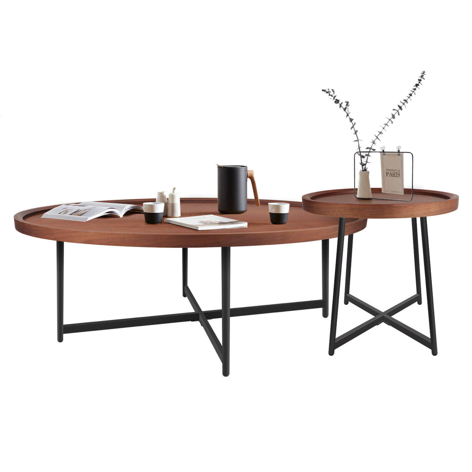 Wood Coffee Corner End Table